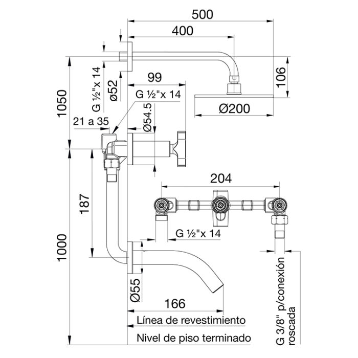 0103 C3 Triade Ducha con Transferencia CR FV 2