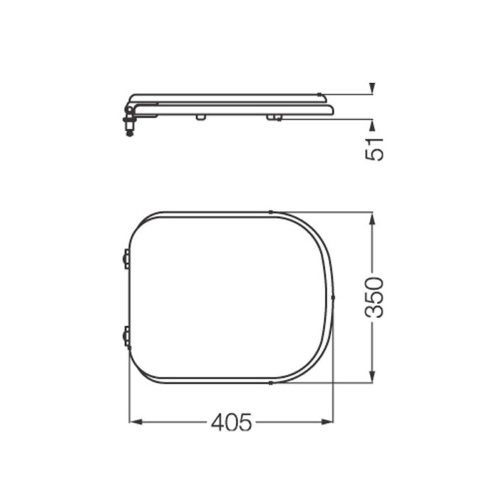 Ferrum Bari TKXM tapa inodoro HDF Hje nylon 2