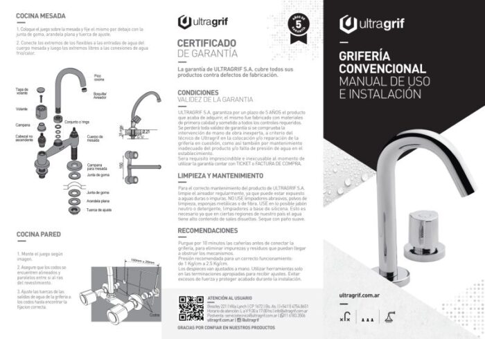 UGF201CO1 Fridha Cocina Mesada Ultragrif 4